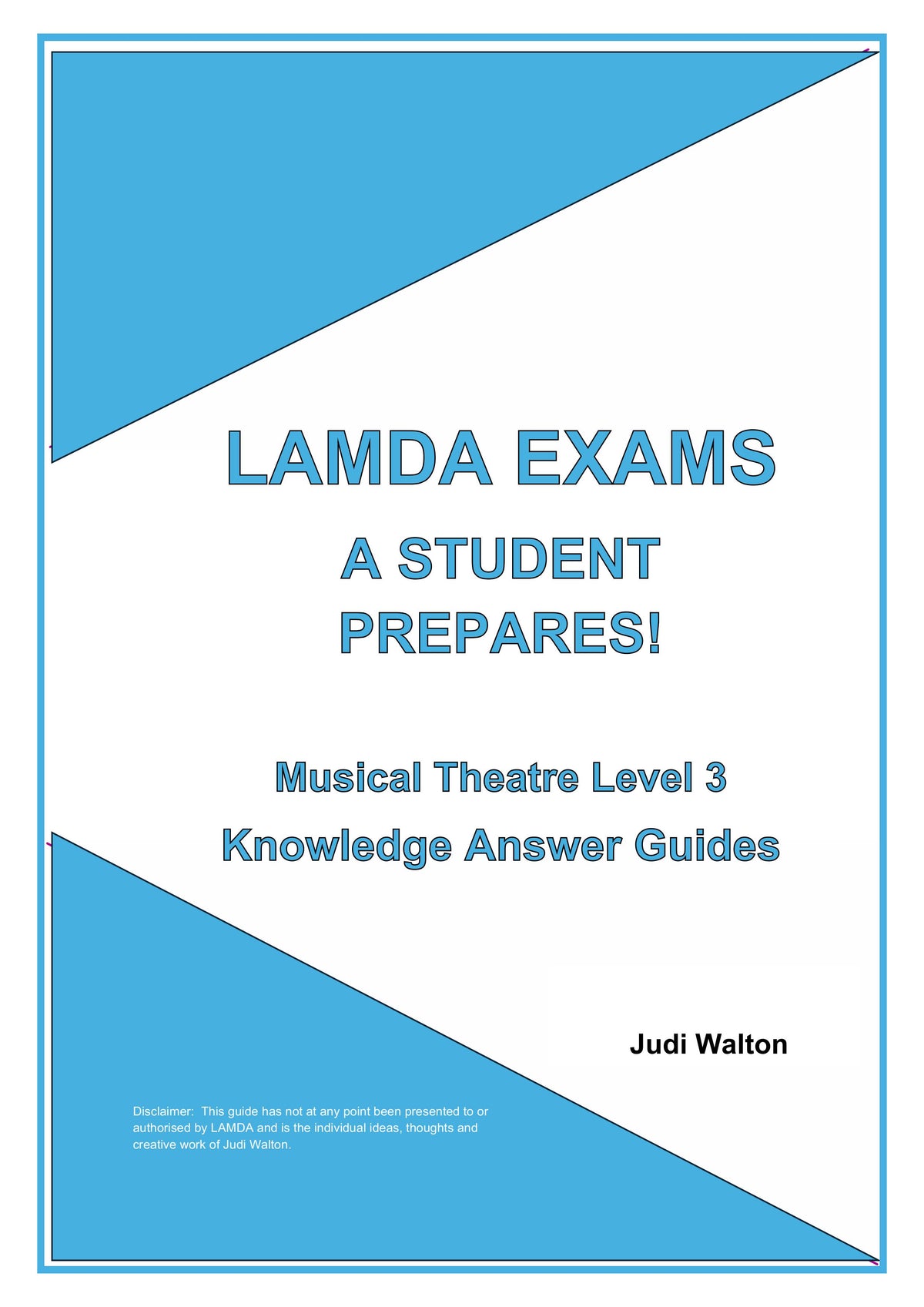 LAMDA Exams A Student Prepares - Musical Theatre Level 3